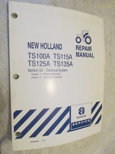 New Holland TS100A TS115A TS125 135 Reparaturanleitung Abschnitt 55 Elektrikkabelbaum - Bild 1 von 6