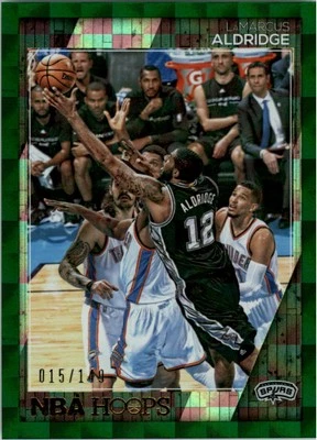 2016-17 Hoops Green #122 LaMarcus Aldridge /149 - BSK - Image 1 of 2