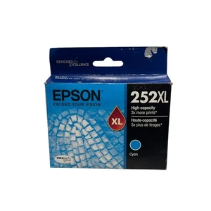 Epson 252XL Cyan Ink Cartridge New EXPIRED 10/2019 - Picture 1 of 4
