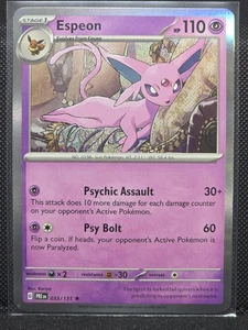 Espeon 033/131 Holograma Raro - Evoluciones Prismáticas Casi Nuevo - Imagen 1 de 2