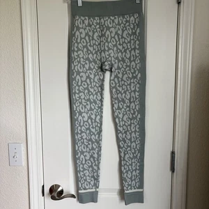 Sweaty Betty Womens Seamless Leopard Jacquard Print Leggings - Size S/6 - Picture 1 of 5