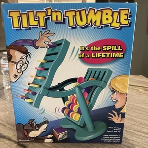 Tilt N Tumble Skill gioco da tavolo Pressman vintage 1997 giocattolo fuoriuscita famiglia completo vintage - Foto 1 di 10