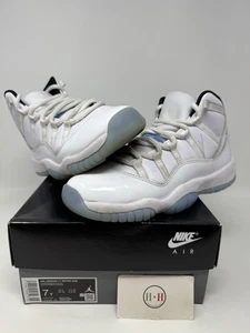 Nike Air Jordan 11 Retro Legend Blue 2024 Größe 7Y Columbia Authentic Gebraucht Selten - Bild 1 von 10