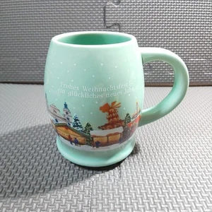 Kaldi 2021 Ceramic Wine Cup 1pc Green Pottery Style Mug F/S - Picture 1 of 9