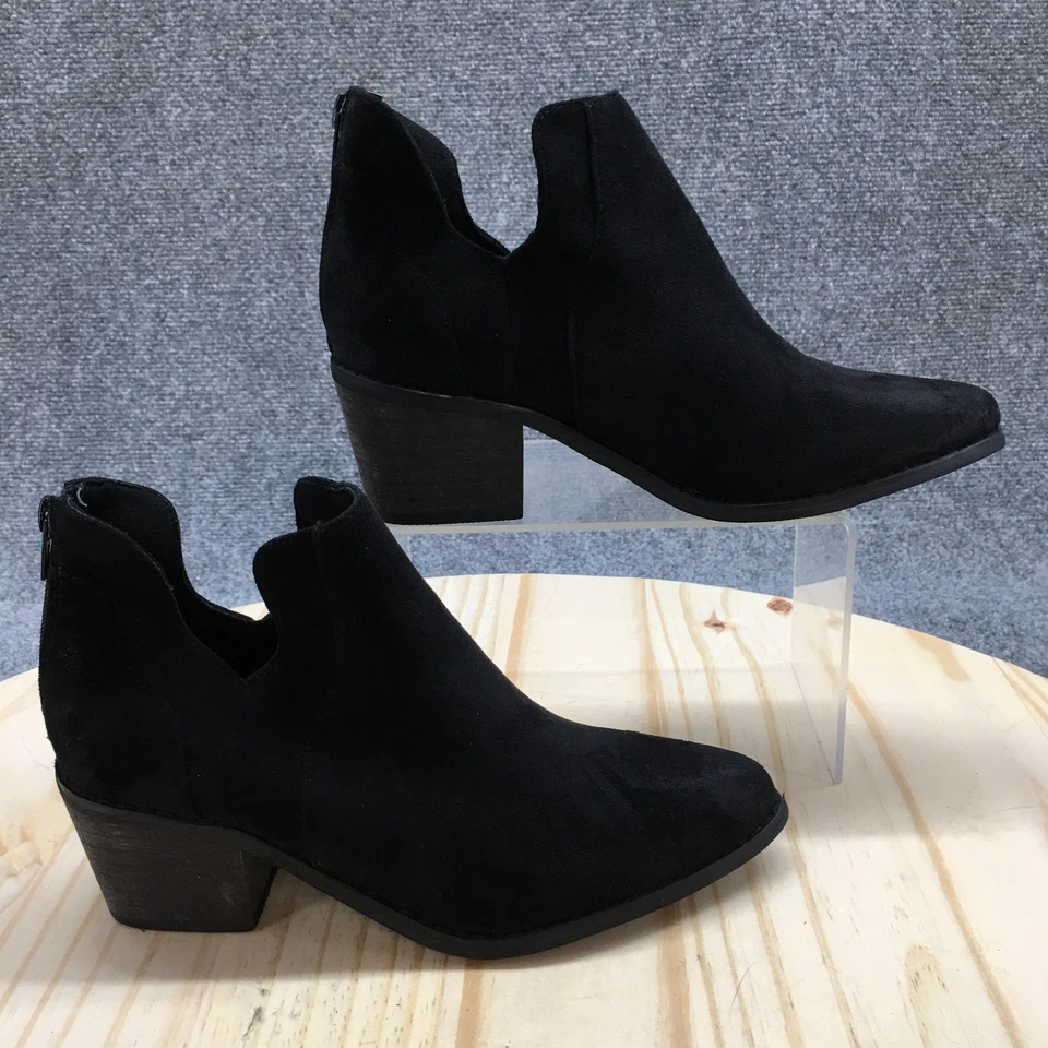 Pierre Dumas Botines Mujer 6 Puntera Almendra Sin Cordones Tacón Bloque Informal Gamuza Foto 1 de 4