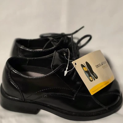 Deer Stags Kids Gabe Black Patent Leather Dress Shoes Size 11M NWT - Image 1 of 4