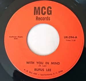 Rufus Lee MCG Records Spartanburg SC With You In Mind Understanding Makes Love - Picture 1 of 2