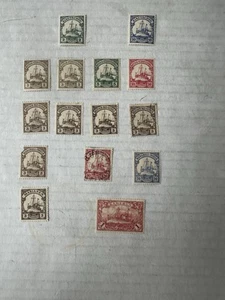 german yacht Colonies Stamp Collection Of 15 From 6 Different Countries - Picture 1 of 6