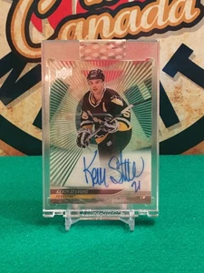 2024-2025 UD Clear Cut Kevin Stevens Auto Penguins Outburst #17/25 - Picture 1 of 2