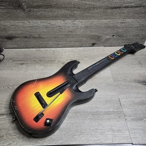 Xbox 360 Guitar Hero World Tour Wireless Controller Red Octane Sunburst  - Picture 1 of 7