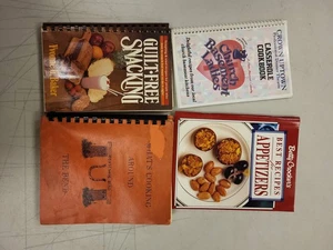 Posten 4 Kochbücher Betty Crocker Kirche Keller Damen schuldfrei Snack Kasserolle - Bild 1 von 5