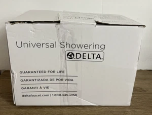 Nuovo! Delta In2ition 4 spray 6 pollici Supporto a parete doppio fisso in nero opaco 58499-BL - Foto 1 di 7