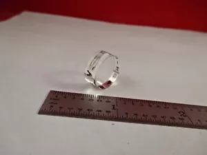 OPTICAL FLAT SMALL DIAMETER FUSED SILICA 1/10 WAVE LASER OPTICS AS IS #80-21 - Picture 1 of 8