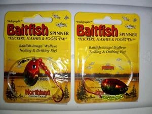 Arnés Northland Tackle Cebo Crawler Walleye Spinner - Juego de 2 Colores - ¡NUEVO! - Imagen 1 de 1