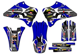 1996-1999 YZ 250 2-STROKE PODIUM Blue Senge Graphics Kit Compatible with Yamaha - Foto 1 di 10