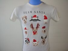 Team Santa Dogs T Shirt Youth XS New with Tags