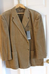 Bolzano Tan Corduroy Sport Jacket sz. 52R new with tags - Picture 1 of 2