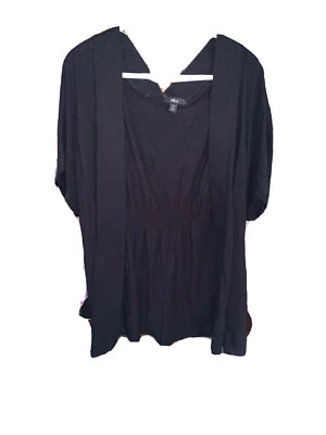 Cárdigan Ellos 2X (26/28) Negro, Frente Abierto 100% Algodón Nuevo Sin Etiquetas. Foto 1 de 4