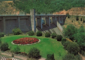 Postcard the Spillway and Gardens Lake Eildon Victoria - Imagen 1 de 2