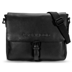 Farmhood Memphis Messenger 1F Businesstasche Umhängetasche Tasche Black schwarz - Afbeelding 1 van 4