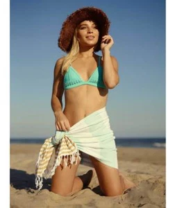 Swan Comfort Peshtemal Large Lightweight Turkish Towel Bath Beach Cotton CoverUp - Picture 1 of 33