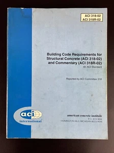 ACI 318-02 Building Code Requirements for Structural Concrete and Commentary - Picture 1 of 16