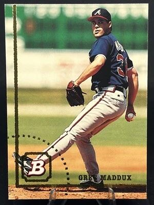 GREG MADDUX 1994 Topps Bowman #245 Atlanta Braves Base Baseball Card - Image 1 of 2