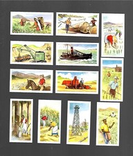 CIGARETTE/TRADE/CARDS. Edwards. PRODUCTS OF THE WORLD. (Full Set of 12). (1957).