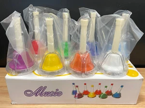 Bereich von C bis C Fiada diatonische 8-Noten kombinierte Hand/Schreibtisch Klingel Set - Bild 1 von 4