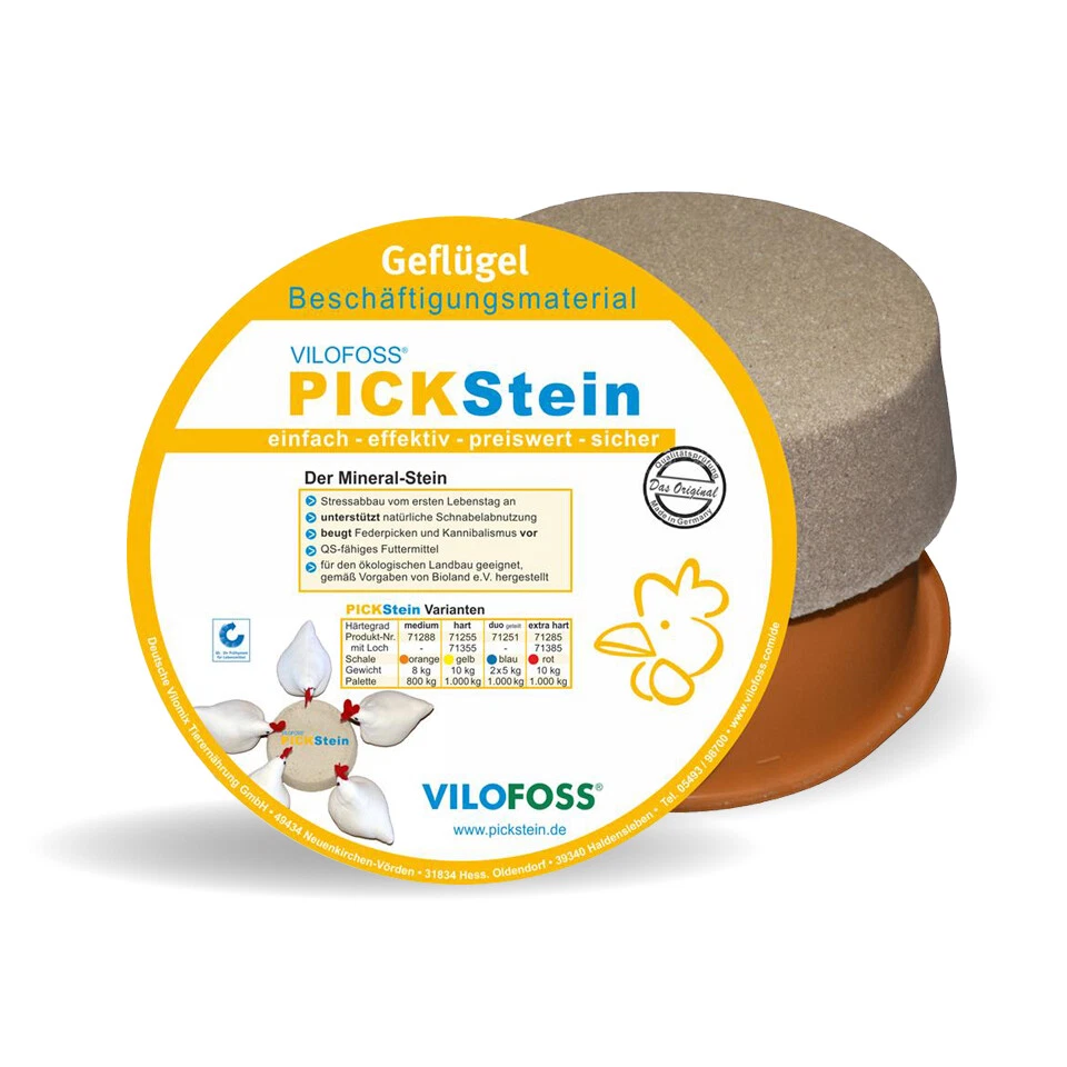 Vilofoss Pickstein medium für Geflügel, 8 kg (2,41 EUR/kg) - Bild 1 von 1