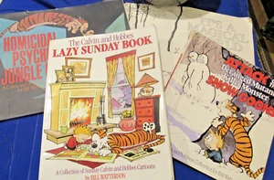 Lot of 4 Calvin and Hobbes A - Imagen 1 de 5