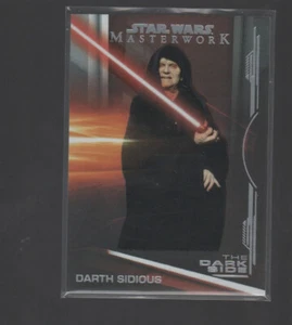 DARTH SIDIOUS 2019 STAR WARS TOPPS MASTERWORKS THE DARK SIDE #DS-2 /299 - Picture 1 of 1
