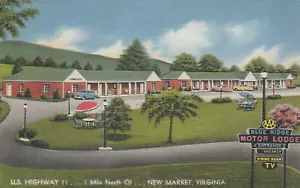 Postal 8990: Blue Ridge Motor Lodge, New Market, Virginia - Imagen 1 de 2
