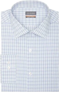 Van Heusen Men's Dress Shirt Slim Fit Stain Shield Stretch, Blue Haze - Picture 1 of 4