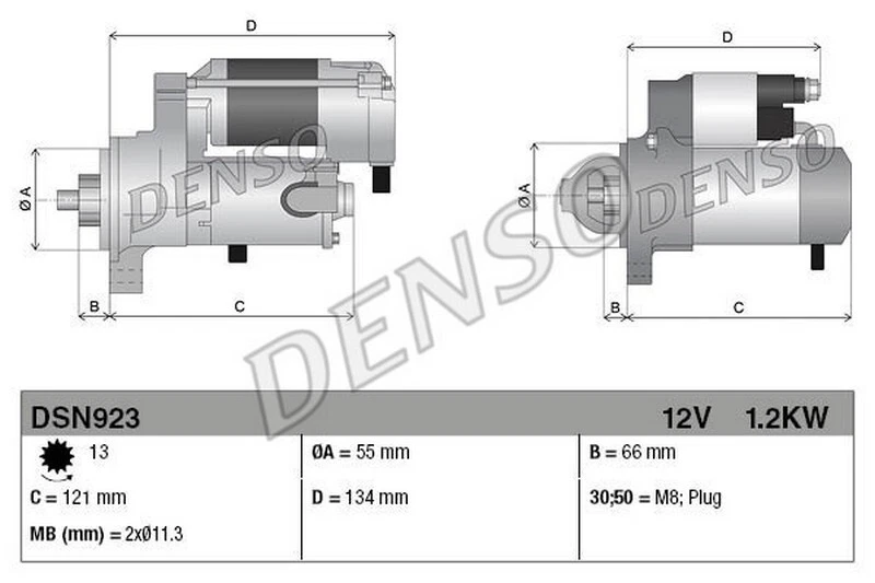 Motorino d'avviamento PER Toyota RAV 4 I Cabrio 2.0 4WD 94 KW 129 CV - Imagen 1 de 1