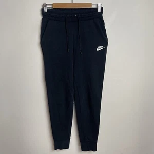 Nike Tech Fleece Pants Youth XS Black Cotton Blend Athletic Lad Drill - Picture 1 of 7