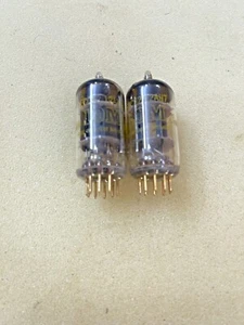 Mullard 10M ECC82 12AU7 NOS Gold Pins getestet stark top klingend abgestimmt - Bild 1 von 11