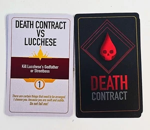 Vesuvius Media Omerta: The Fives Families - Death Contract Expansion - SEALED - Picture 1 of 5