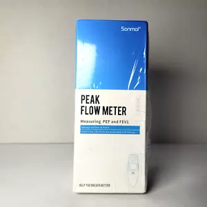 Sonmol Neu Versiegelt Digital Peak Flow Meter Messung PEF und FEV 1 Spirometer C6 - Bild 1 von 11
