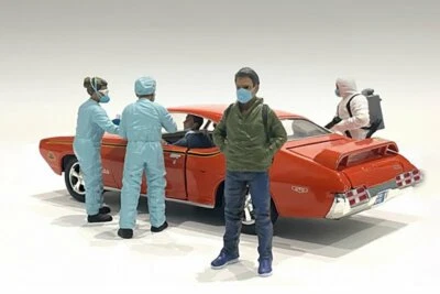 HAZMAT CREW - FIGURA V ESCALA 1/18 FIGURA AMERICAN DIORAMA 76271 Foto 1 de 4