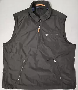ralph lauren golfweste herren Large Schwarz 1/2 Zip Polo Golf Windbreaker Softshell - Bild 1 von 10