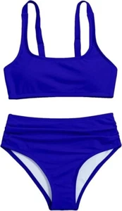 Girl's 2 Piece Sport High Waist Teen Bikini Set, 12 Years (B33) - Picture 1 of 4