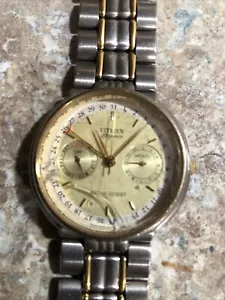 Rare / Vintage - Citizen Multi-function 6355-G30127K Men's Quartz Watch! - Picture 1 of 12