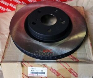 43512-33140 Toyota Disc, front 4351233140, New Genuine OEM Part