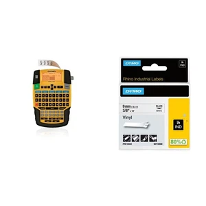 DYMO Rhino 4200 Etichettatrice professionale, Tastiera Qwerty, 19mm, Giallo/Nero - Foto 1 di 7