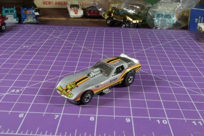 Hot Wheels prata Mongoose Corvette engraçado carro dragster - Imagem 1 de 4