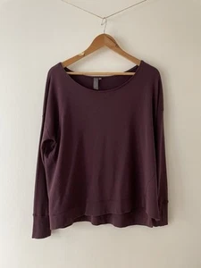 Sweaty Betty Oversized Gym Top Purple Size S Small Work Out Yoga Dance (23e) - Picture 1 of 11