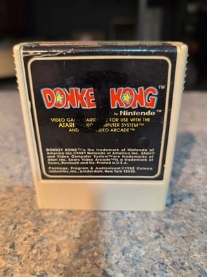 Atari 2600 7800+ Donkey Kong etiqueta mala probada envío combinado Foto 1 de 4