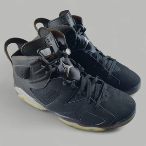 Jordan 6 Chrome Sneakers Men's Size 11 Black Silver Basketball Shoes - Picture 1 of 10