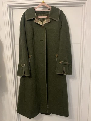 Lanz Bavarian Traditional Loden Vintage German wool Coat Size 36. UK 14 - Image 1 of 4